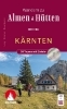 Buchcover und Innenansicht für das Buch: Wandern zu Almen und Hütten Kärnten