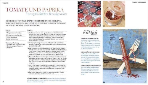 Buchcover und Innenansicht für das Buch: Geschenke aus dem Garten. 54 Rezepte. Saisonal, nachhaltig, natürlich