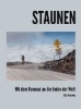 Buchcover und Innenansicht für das Buch: Staunen - Mit dem Rennrad an die Enden der Welt