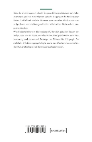 Buchcover und Innenansicht für das Buch: Bildung und Liebe