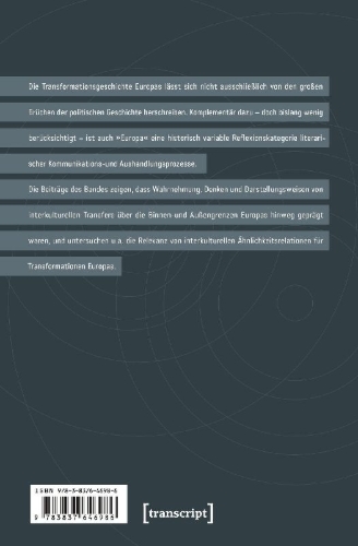 Buchcover und Innenansicht für das Buch: Transformationen Europas im 20. und 21. Jahrhundert