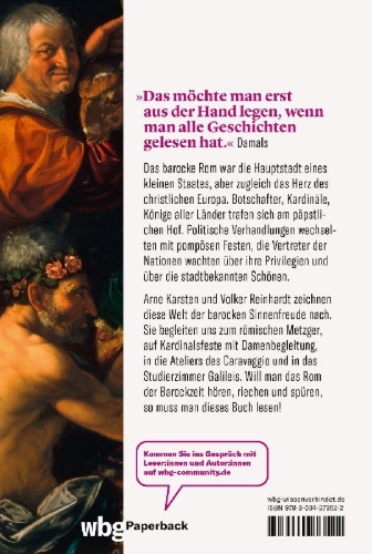 Buchcover und Innenansicht für das Buch: Kardinäle, Künstler, Kurtisanen