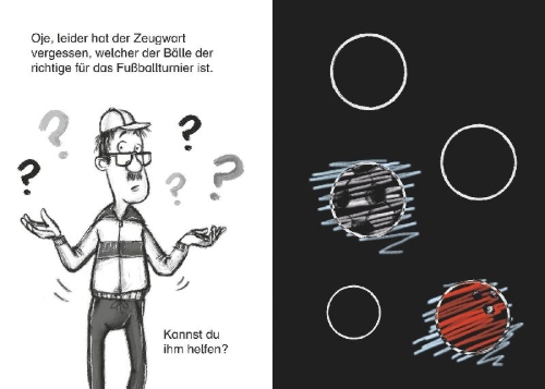 Buchcover und Innenansicht für das Buch: Kreativ-Kratzelbuch: Fußball