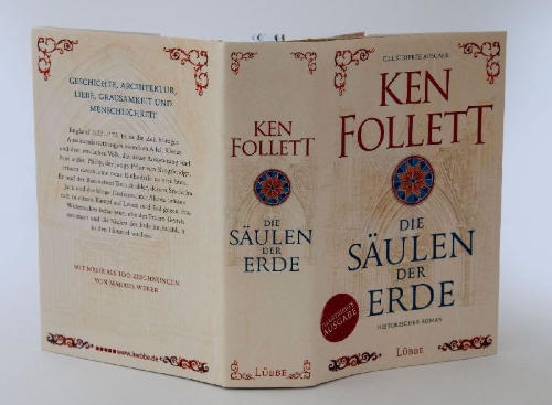 Buchcover und Innenansicht für das Buch: The Pillars of the Earth