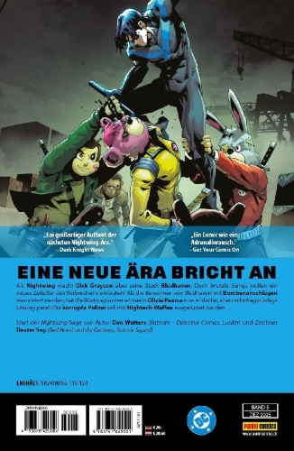Buchcover und Innenansicht für das Buch: Nightwing #119-#124