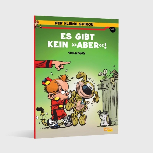 Buchcover und Innenansicht für das Buch: Le Petit Spirou: Y a pas de ' mais ' !