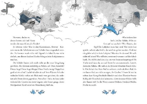 Buchcover und Innenansicht für das Buch: Luftpiraten