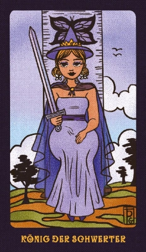 Buchcover und Innenansicht für das Buch: The Pulp Girls Tarot - Connecte dich mit deiner Intuition