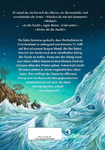 Buchcover und Innenansicht für das Buch: Katzenmond