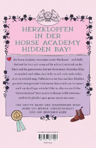 Buchcover und Innenansicht für das Buch: Horse Academy - Schicksalhafte Begegnung