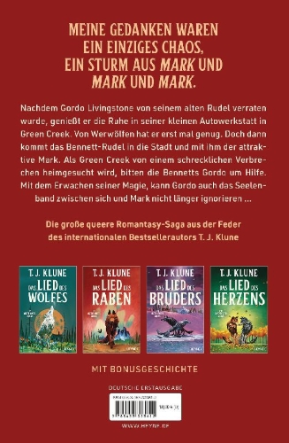 Buchcover und Innenansicht für das Buch: Ravensong -  Green Creek Book 2