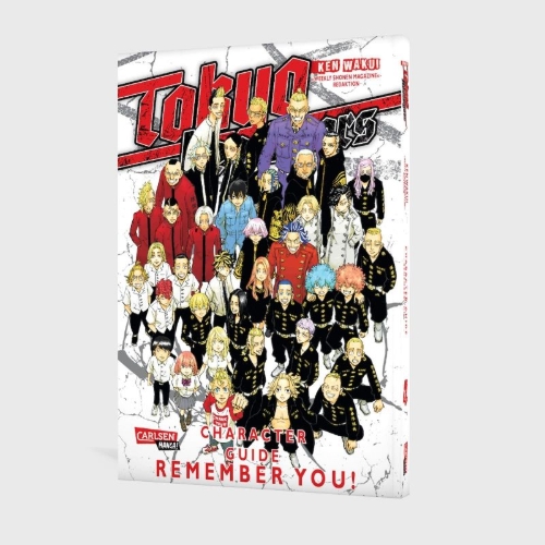 Buchcover und Innenansicht für das Buch: Tokyo Revengers Character Meikan REMEMBER YOU!