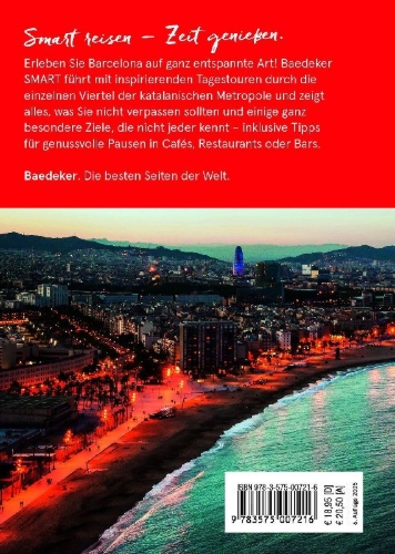 Buchcover und Innenansicht für das Buch: Baedeker SMART Reiseführer Barcelona