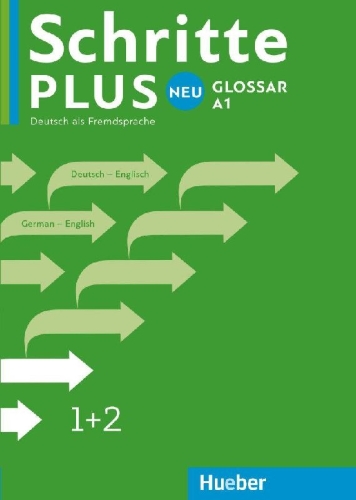 Buchcover und Innenansicht für das Buch: Schritte plus Neu 1+2 A1 Glossar Deutsch-Englisch - Glossary German-English