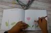 Buchcover und Innenansicht für das Buch: Mein buntes Kritzel-Malbuch (Elefant)
