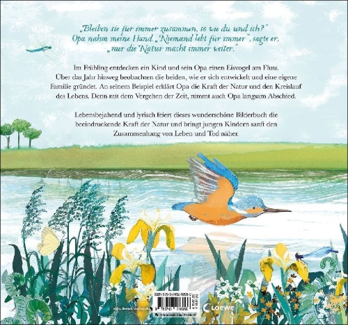 Buchcover und Innenansicht für das Buch: Grandpa And Kingfisher