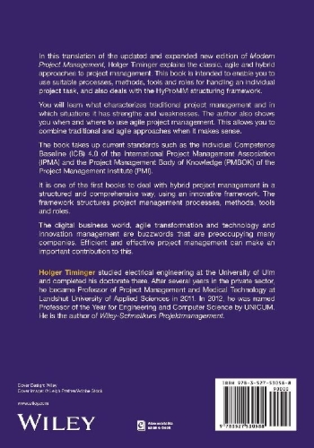 Buchcover und Innenansicht für das Buch: Modern Project Management