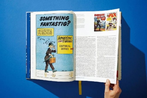 Buchcover und Innenansicht für das Buch: Marvel Comics Library