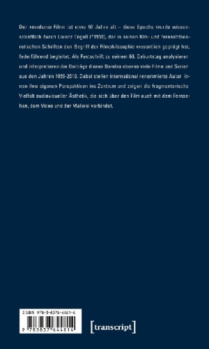 Buchcover und Innenansicht für das Buch: Filmische Moderne