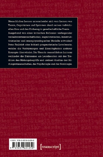 Buchcover und Innenansicht für das Buch: Menschliches Lernen