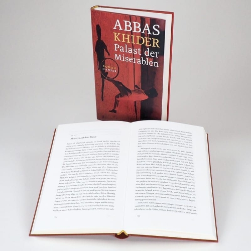 Buchcover und Innenansicht für das Buch: Palast der Miserablen