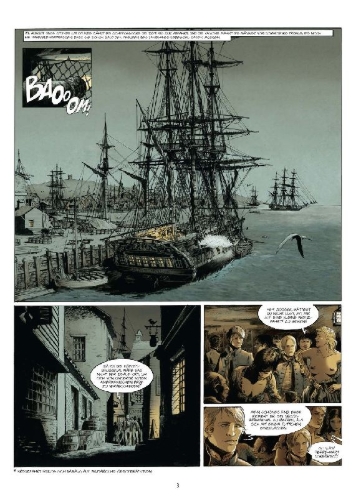 Buchcover und Innenansicht für das Buch: USS Constitution. Band 1