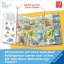 Buchcover und Innenansicht für das Buch: Mein Sachen suchen Wimmelbuch: In der Stadt