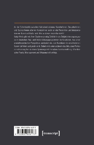 Buchcover und Innenansicht für das Buch: Kuratorische Subjekte