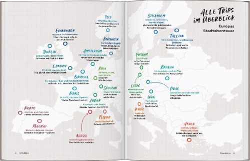 Buchcover und Innenansicht für das Buch: MARCO POLO Bildband Einfach mal raus! Unvergessliche Citytrips in Europa