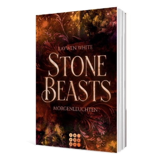 Buchcover und Innenansicht für das Buch: Stone Beasts 3: Morgenleuchten
