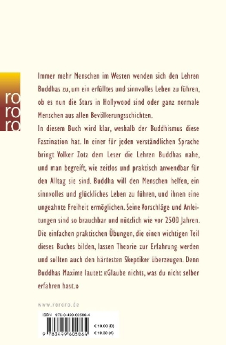 Buchcover und Innenansicht für das Buch: Mit Buddha das Leben meistern