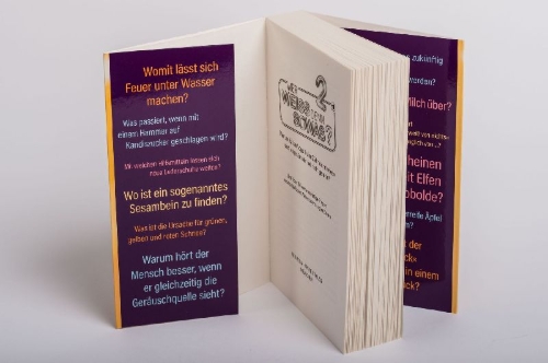 Buchcover und Innenansicht für das Buch: Wer weiß denn sowas? 2