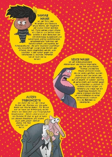 Buchcover und Innenansicht für das Buch: Little Batman: Month One #3-#4