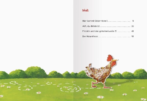Buchcover und Innenansicht für das Buch: Frohe Ostern! - Die schönsten Vorlesegeschichten