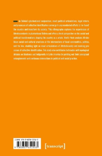 Buchcover und Innenansicht für das Buch: Plurinational Afrobolivianity