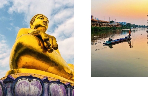 Buchcover und Innenansicht für das Buch: Willkommen in Thailand