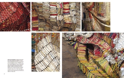 Buchcover und Innenansicht für das Buch: El Anatsui