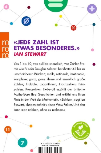 Buchcover und Innenansicht für das Buch: Professor Stewart's Incredible Numbers