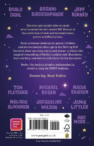 Buchcover und Innenansicht für das Buch: The Puffin Book of Bedtime Stories