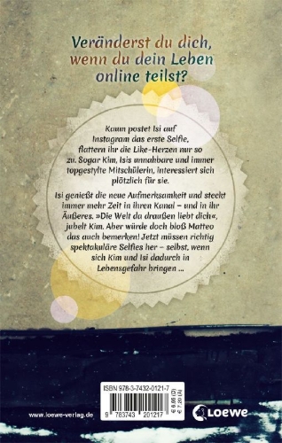 Buchcover und Innenansicht für das Buch: Instagirl