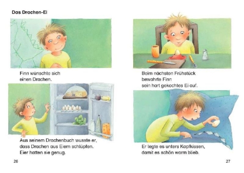 Buchcover und Innenansicht für das Buch: Leselöwen - Das Original - 7-Minuten-Geschichten zum Lesenlernen - Ganz schön magisch!