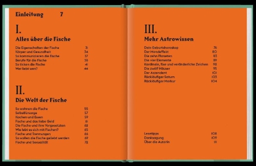 Buchcover und Innenansicht für das Buch: SEEING STARS Pisces