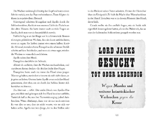 Buchcover und Innenansicht für das Buch: A Curse for True Love