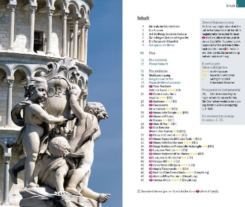 Buchcover und Innenansicht für das Buch: Reise Know-How CityTrip Pisa, Lucca, Livorno