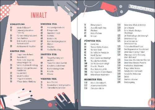 Buchcover und Innenansicht für das Buch: Make Fashion better / Fashion Conscious