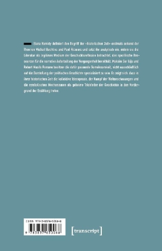 Buchcover und Innenansicht für das Buch: Historische Zeit im Narrativ