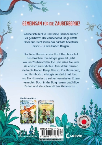 Buchcover und Innenansicht für das Buch: Der Zauberschüler (Band 5) - Im Kerker der Hexenburg