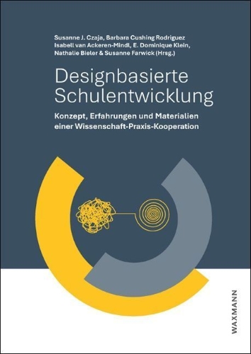Buchcover und Innenansicht für das Buch: Designbasierte Schulentwicklung