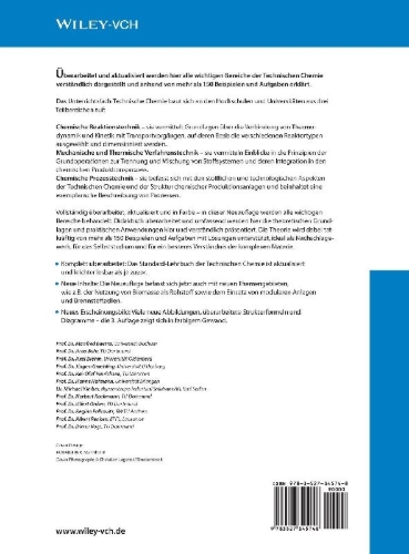 Buchcover und Innenansicht für das Buch: Technische Chemie