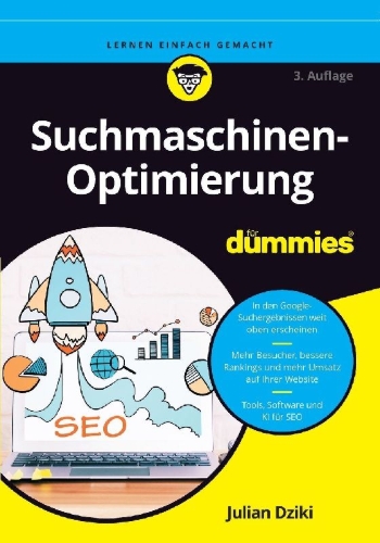 Buchcover und Innenansicht für das Buch: Suchmaschinen-Optimierung für Dummies